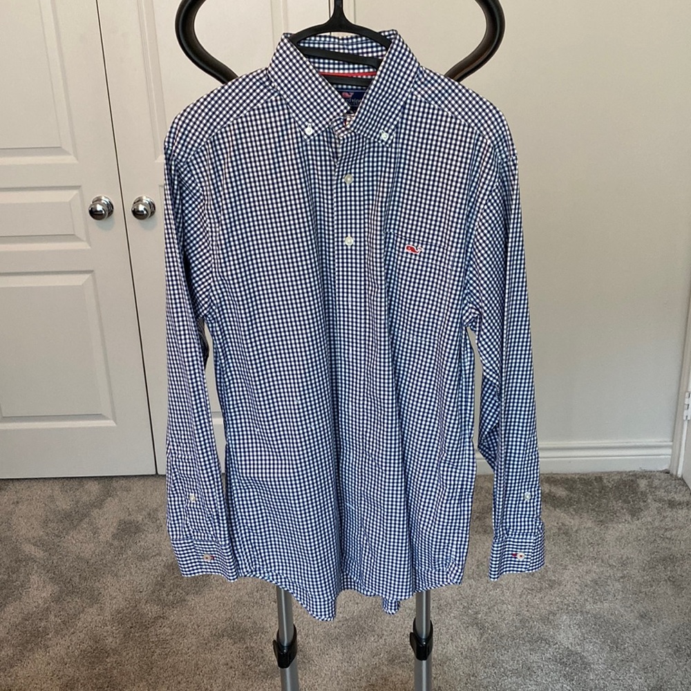 Blue Vineyard Vines Button Down